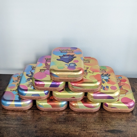 *NO PACKS* Pokemon 151 Mini Tins Set - Tin, Coin, Art Card and Display Box - Picture 4 of 15